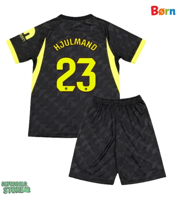 Atletico Madrid Morten Hjulmand #23 Replika Babytøj Udebanesæt Børn 2026-27 Kortærmet (+ Korte bukser)